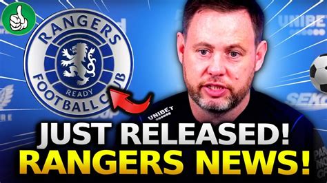 rangers fc breaking news today 2017